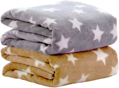 BRANDONN Printed Single Crib Baby Blanket for  AC Room(Microfiber, Multicolor)