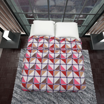 Flipkart Perfect Homes Abstract Queen Comforter for  AC Room(Microfiber, Multicolor)