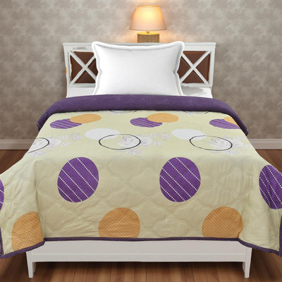 Razzai Solid Single AC Blanket for  AC Room(Microfiber, Purple)