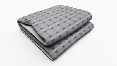 Home Plus Studios Printed Single AC Blanket for  AC Room(Cotton, Grey)