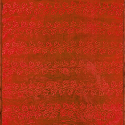 Aorihome Floral Single Mink Blanket for  Heavy Winter(Microfiber, Red)