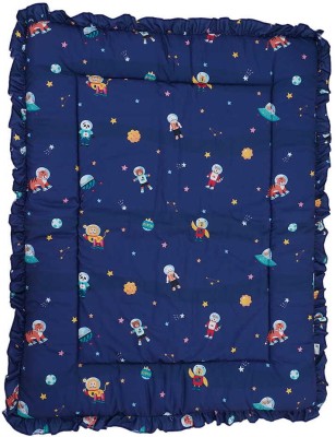 Baby Moo Cartoon Crib Baby Sleep Sack for  AC Room(Woollen Blend, Blue)