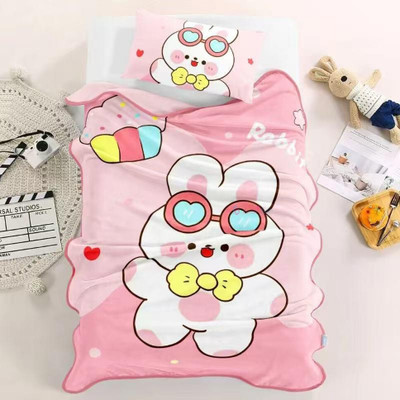 Butterthief Cartoon Single AC Blanket for  Mild Winter(Microfiber, Multicolor)