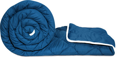 Divine Casa Solid Double Comforter for  AC Room(Microfiber, Royal Blue)