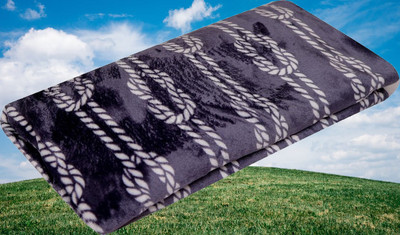 KIXTA Self Design Double AC Blanket for  AC Room(Microfiber, Grey)