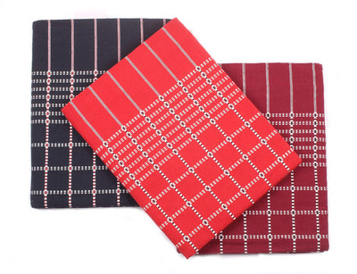 Tharunsha Elite Checkered Single AC Blanket for  Mild Winter(Cotton, Dark Blue, RED MAROON)