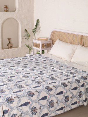 AROHA Printed Double Dohar for  AC Room(Cotton, Multicolor)