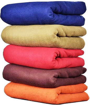 kumar creation Solid Single Comforter for  Heavy Winter(Microfiber, Multicolor)
