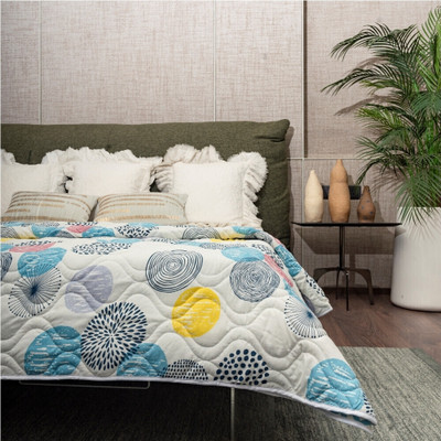 Urban Space Printed Single AC Blanket for  AC Room(Microfiber, Turkey - Single)