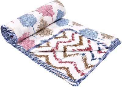 MFI Printed Double Dohar for  Heavy Winter(Cotton, Multicolor5)
