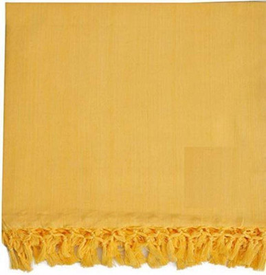 Sawariya handloom Solid Single AC Blanket for  Heavy Winter(Microfiber, Golden yellow)