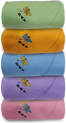 BABY ZONE Embroidered Crib AC Blanket for  AC Room(Polyester, Multi5)