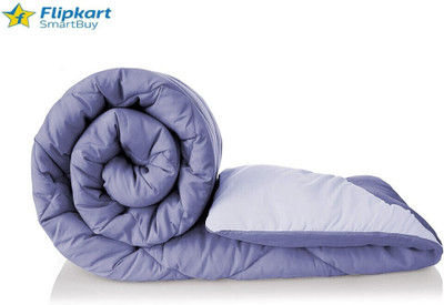 Flipkart SmartBuy Solid Single Comforter for  AC Room(Microfiber, Lavender & Light Purple)