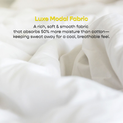 SleepyCat Solid Double AC Blanket for  AC Room(Cotton, White)