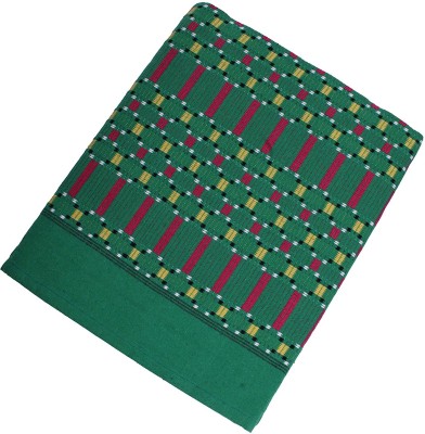 Tharunsha Elite Striped Single AC Blanket for  Mild Winter(Cotton, Green, Pink)