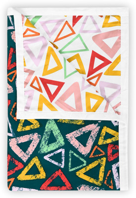 Divine Casa Geometric Single Dohar for  AC Room(Microfiber, Midnight Multicolor)