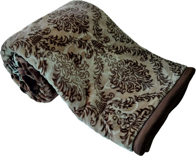 HOMIEE Floral Double Mink Blanket for  Heavy Winter(Polyester, Multi5)