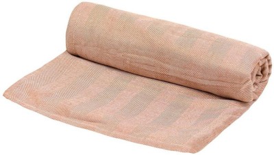 mush Printed Single AC Blanket for  AC Room(Bamboo, Brown)