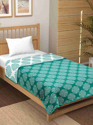 Jinaya's Printed Single Dohar for  AC Room(Cotton, Multicolor)