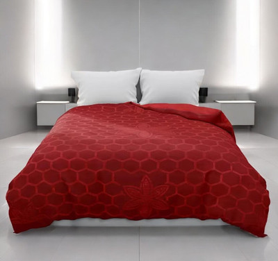 MFI Solid Single AC Blanket for  Heavy Winter(Polyester, Maroon)