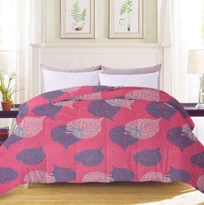 BSB HOME Solid Double Comforter for  Heavy Winter(Cotton, Pink, Grey)