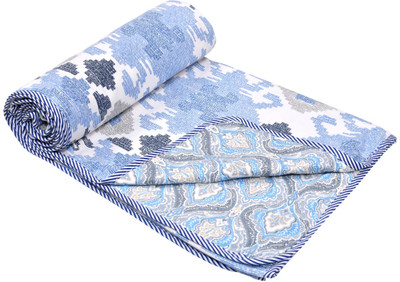 MFI Printed Double Dohar for  Heavy Winter(Cotton, Multicolor6)
