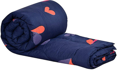 KAPRIDO 3D Printed Single Comforter for  AC Room(Cotton, Multicolor)