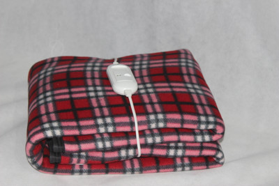 LERV'S Collection Solid Single Electric Blanket for  Heavy Winter(Polyester, Red)