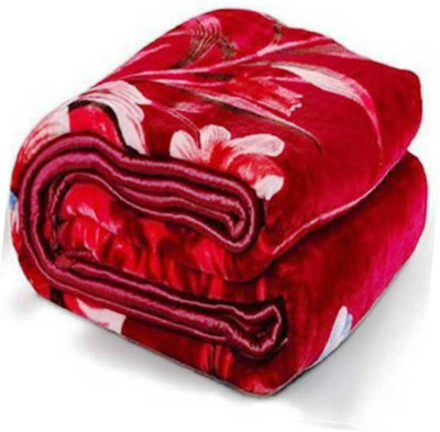 SIMAM Printed Single Mink Blanket for  Mild Winter(Microfiber, PRINTED 557)