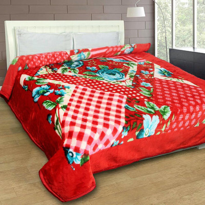 MAGICAL Printed Single Mink Blanket for  Heavy Winter(Microfiber, Printed-18)