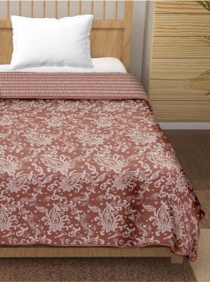 Anadhika Printed Single Dohar for  AC Room(Cotton, Miniature Red)