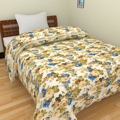 MORVINAND Self Design Double Dohar for  AC Room(Microfiber, MULTI FLORAL)