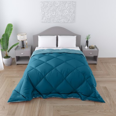 TUNDWAL'S Solid Single Comforter for  Heavy Winter(Microfiber, Teal sky)