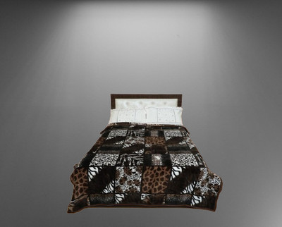 KIXTA Self Design Double Mink Blanket for  Heavy Winter(Microfiber, self disigen)
