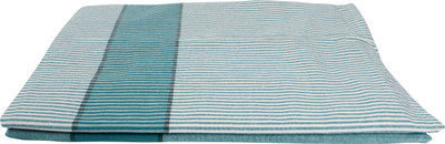 Saagar Tex Striped Double AC Blanket for  Heavy Winter(Cotton, Green)