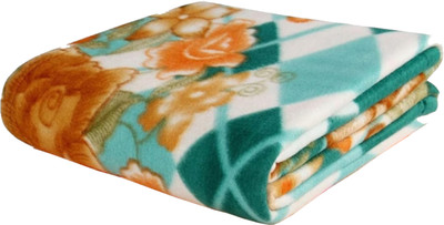 MAGICAL Printed Single Fleece Blanket for  Mild Winter(Microfiber, Multicolor - C)