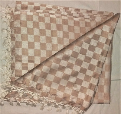 Kumar Gems 3D Printed Single Top Sheet for  Heavy Winter(Cotton, Brown)