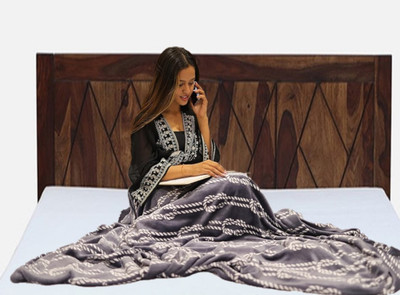 BLAN STAR 3D Printed Double AC Blanket for  AC Room(Fur, Multicolor835)