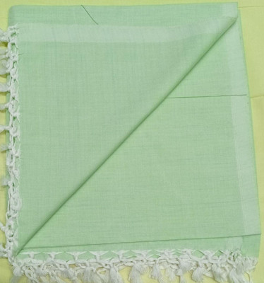 EthnicAlive Solid Single AC Blanket for  AC Room(Silk, Green)