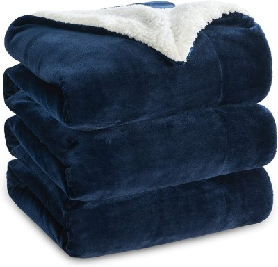 Flipkart SmartBuy Solid Single AC Blanket for  Heavy Winter(Polyester, Navy Blue)