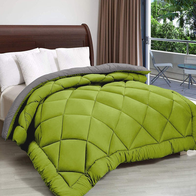 Relaxfeel Solid Double Duvet for  Heavy Winter(Polyester, pg&grey)
