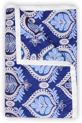 Divine Casa Printed Single Dohar for  AC Room(Cotton, Classic Blue)