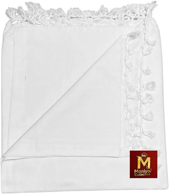 Maniyar Collection Solid Single AC Blanket for  AC Room(Cotton, White)