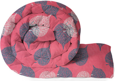 Flipkart Perfect Homes Floral Double Comforter for  AC Room(Microfiber, Pink)