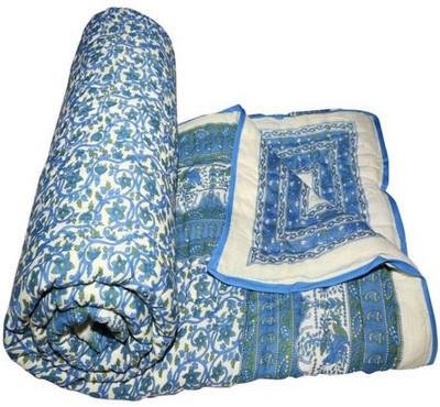 shree karni export Floral Double Quilt for  Heavy Winter(Cotton, Multicolor)
