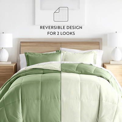 The Little Big Store Solid Single Comforter for  AC Room(Cotton, Green, Sage)