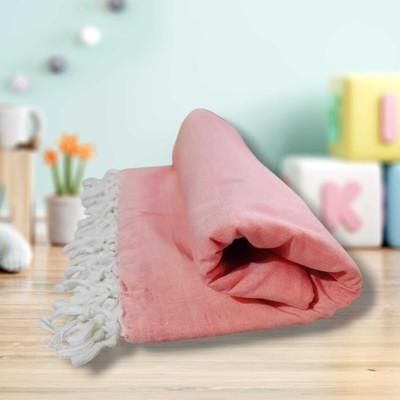 DRISHTI Solid Double Comforter for  AC Room(Silk, Pink)