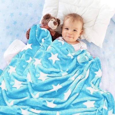 DALUCI Printed Queen Wearable Blanket for  Mild Winter(Microfiber, Blue)