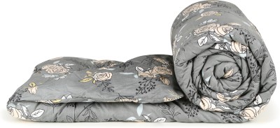 Livpure Smart Printed Single Comforter for  AC Room(Polyester, Stone Grey Floral)