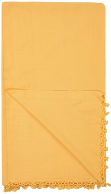 QuickBaazar Solid Single AC Blanket for  AC Room(Bamboo, Yellow)